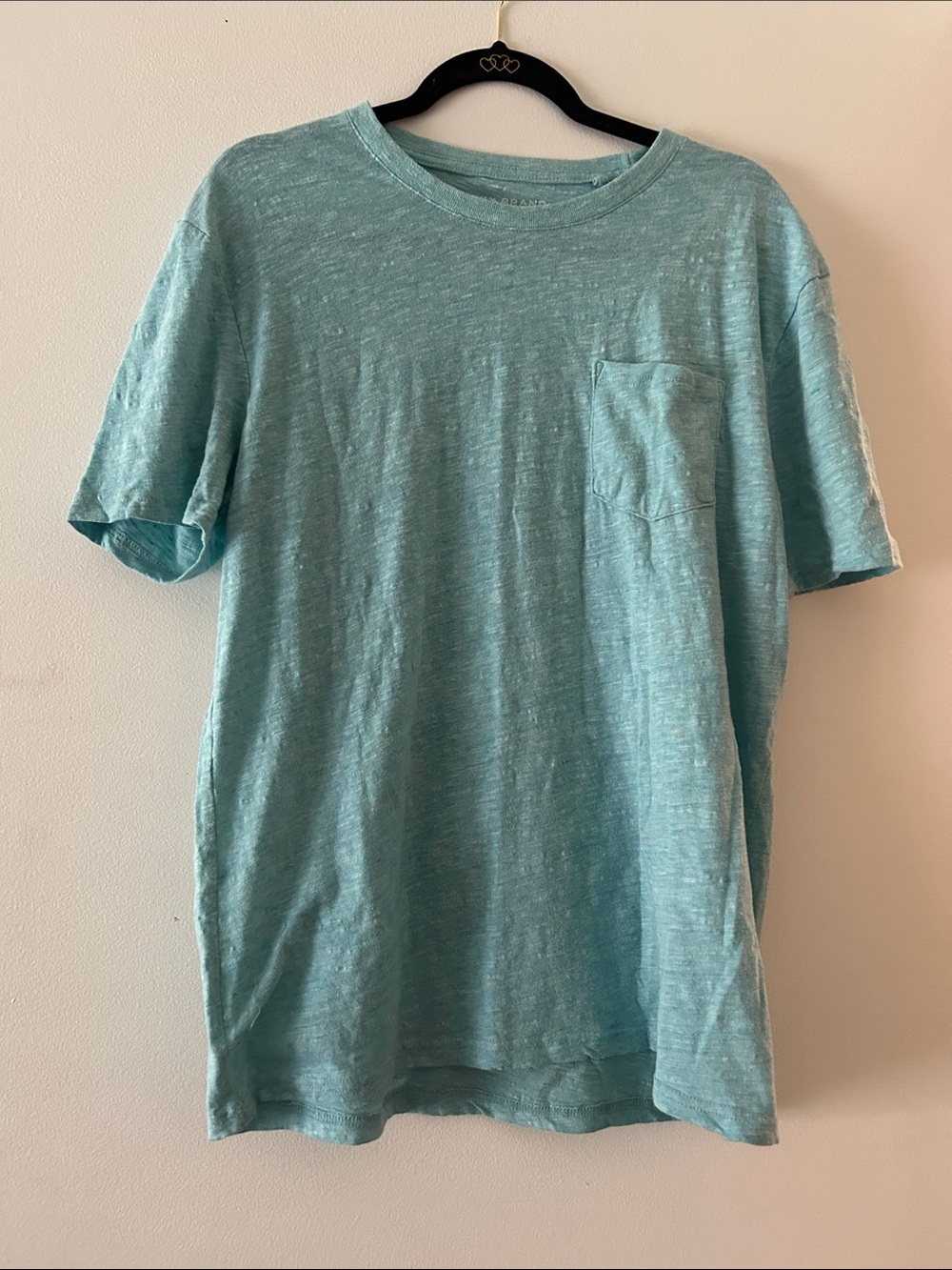 Lucky Brand Short-Sleeve Pocket Tee in Aqua - NWOT
